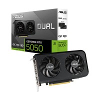 VGA(การ์ดจอ) ASUS DUAL GEFORCE RTX 5050 OC EDITION - 8GB GDDR6 (DUAL-RTX5050-O8G) (3Y)